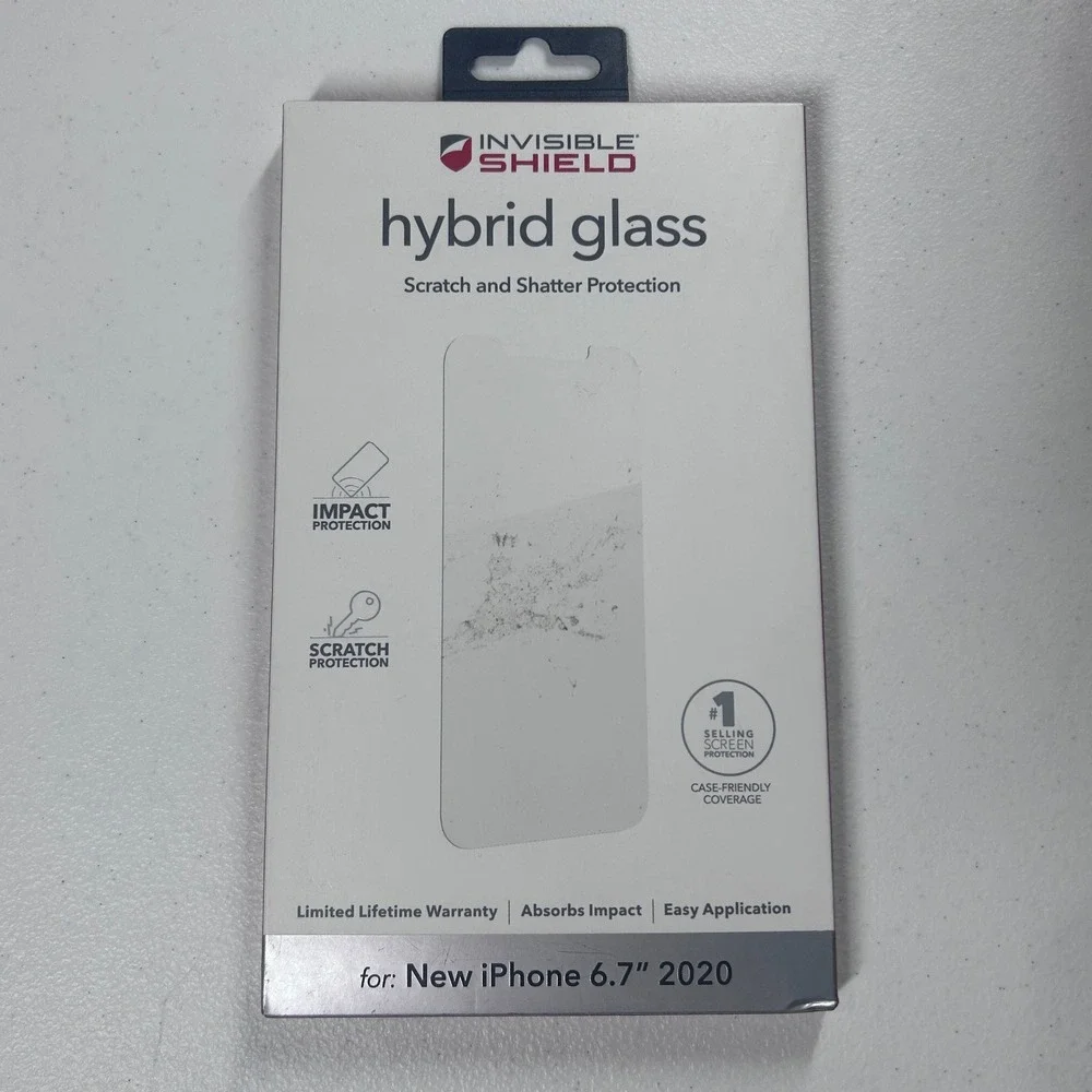 ZAGG InvisibleShield Hybrid Glass Screen Protector for iPhone 12 Pro Max 6.7‎